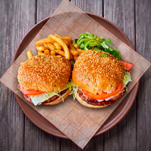 Cheeseburger Plate.
