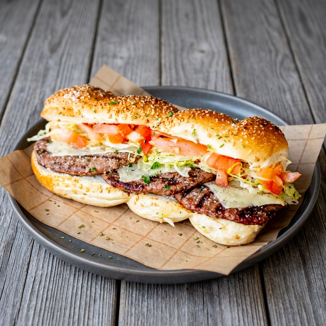 Cheeseburger Sub.