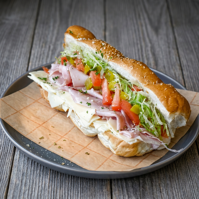 Ham & Cheese Sub.