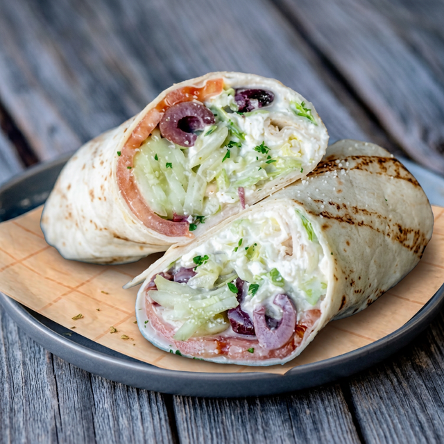 Mediterranean Wrap.