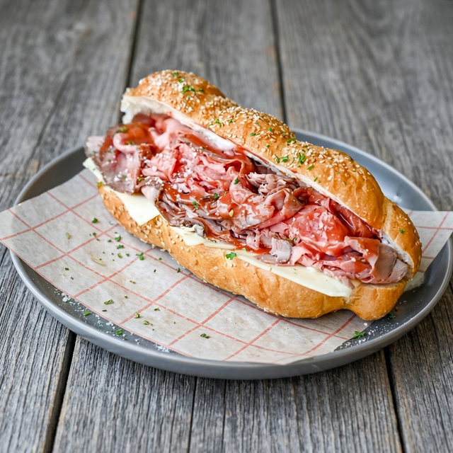 Roast Beef Sub.