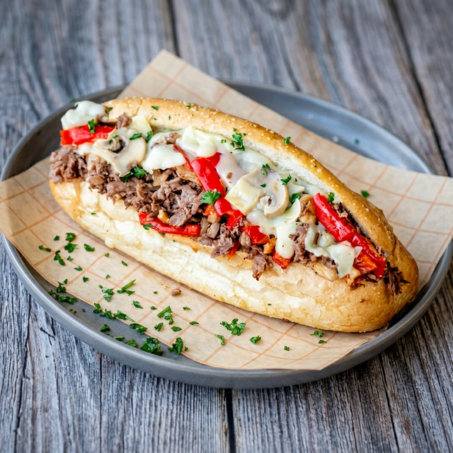 Steak & Mushroom.