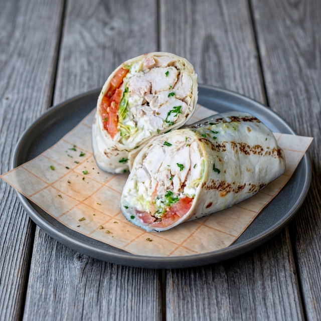 Chicken Basilico Wrap.
