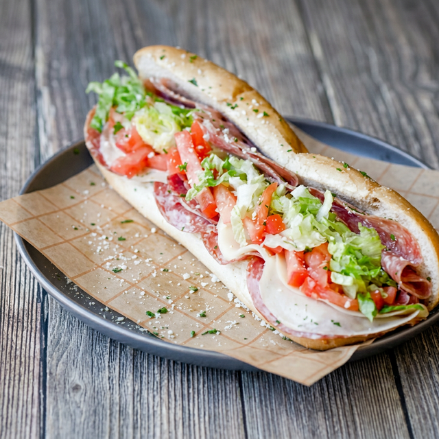 Salami & Cheese Sub.